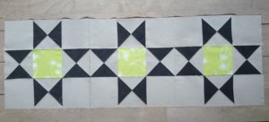 Ohio Star Bordløber, sammensyet