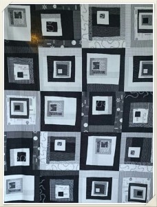 Trykt patchworkstof